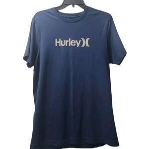 Hurley T-Shirt Logo Graphic Crew Neck Short Sleeve‎ Casual Top Large